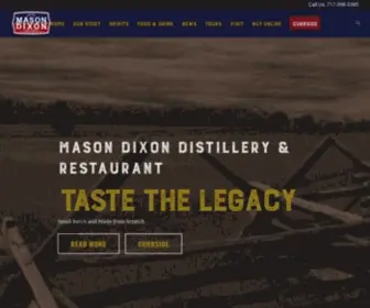 Masondixondistillery.com(Mason Dixon Distillery) Screenshot
