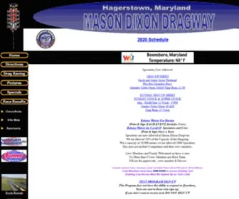 Masondixondragway.com(Mason Dixon Dragway) Screenshot