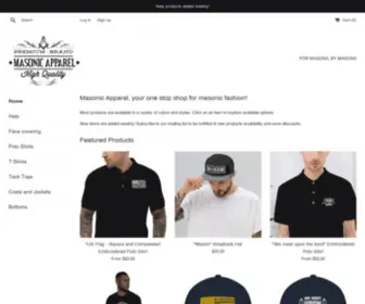 Masonic-Apparel.com(Masonic Apparel) Screenshot