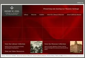 Masonicheritage.org(Henry W) Screenshot