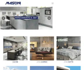 Masonisnc.it(Masoni Design) Screenshot