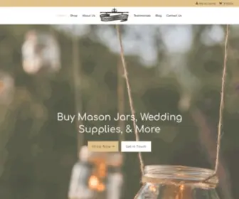 Masonjarshoppe.com(Mason Jar Shoppe) Screenshot