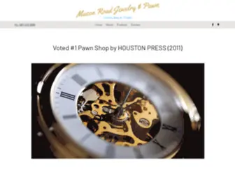 Masonjewelrypawn.com(Best Pawn Shop Houston) Screenshot