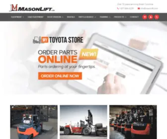 Masonlift.com(Forklifts) Screenshot