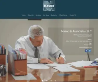 Masonllc.net(Mason Financial Planners) Screenshot