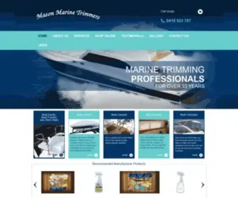 Masonmarine.com.au(Mason Marine Trimming) Screenshot