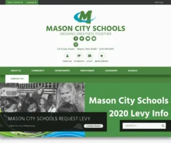 Masonohioschools.com(Mason City School District) Screenshot