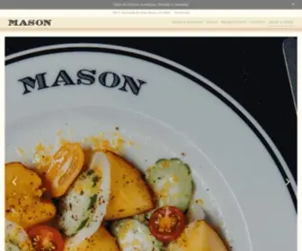 Masonrestaurant.com(Mason Restaurant) Screenshot