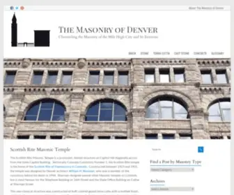 Masonryofdenver.com(This domain) Screenshot
