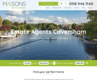 Masonsestateagents.com(Property for Sale in Caversham Reading) Screenshot