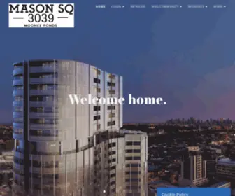 Masonsq3039.com(Welcome home. Mason Sq) Screenshot