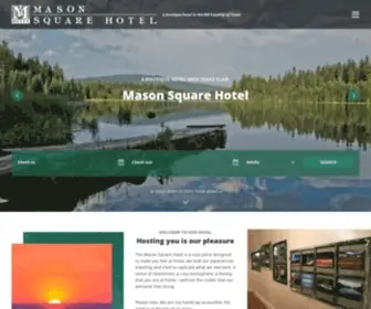 Masonsquarehotel.com(Mason Square Hotel) Screenshot