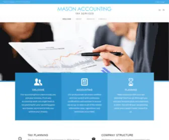 Masontaxservices.com(Mason Tax & Accounting Service) Screenshot