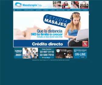 Masoterapiachile.cl(Cursos de masajes) Screenshot