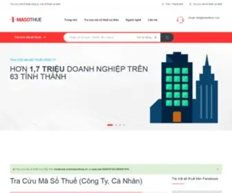 Masothue.vn(Tra Cứu Mã Số Thuế (Công Ty) Screenshot