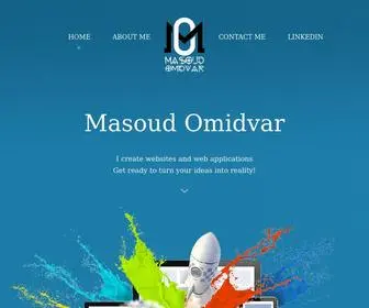 Masoudomidvar.com(Masoud Omidvar) Screenshot