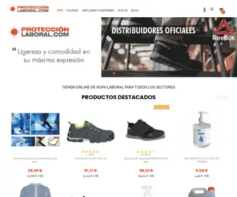 Masproteccionlaboral.com(Tienda de ropa de trabajo) Screenshot