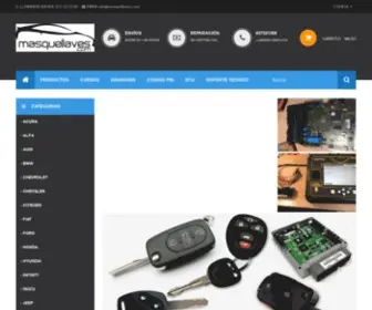 Masquellaves.com(Masquellaves/ venta de llaves para coches y diagnosis) Screenshot