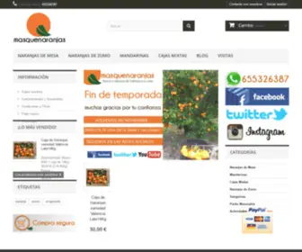 Masquenaranjas.com(Más Que Naranjas) Screenshot