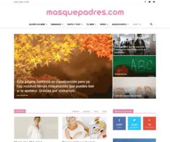 Masquepadres.com(Más que padres) Screenshot