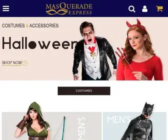 Masqueradeexpress.com(Masquerade Masks) Screenshot