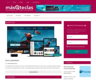 Masqueteclas.com(Tecnolog) Screenshot