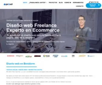 Masqueunaweb.com(Diseño web en Benidorm (Alicante)) Screenshot