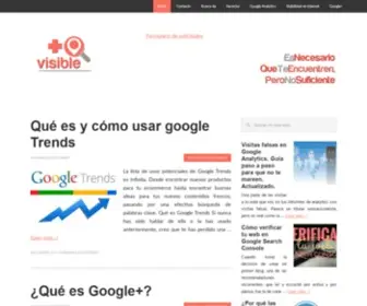 Masquevisible.com(Más Que Visible) Screenshot