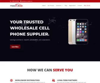 Mass-Mobile.com(Buy Wholesale Cell Phones Online Worldwide) Screenshot