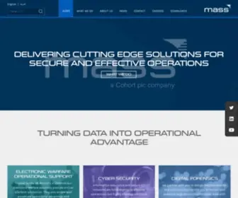 Mass.co.uk(Turning your data into operational advantage) Screenshot