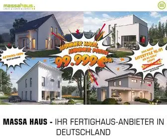 Massa-Haus.de(Fertighaus bauen mit massa haus) Screenshot