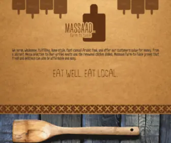 Massaadfarmtotable.com(World’s first Arabic farm) Screenshot