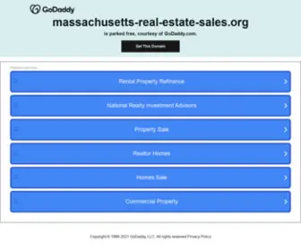 Massachusetts-Real-Estate-Sales.org(Massachusetts Real Estate) Screenshot