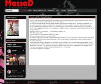 Massad.com(Welkom op de website van MassaD) Screenshot