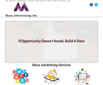Massadv.com(Mass Advertising) Screenshot