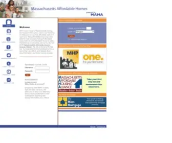 Massaffordablehomes.org(MAHA) Screenshot