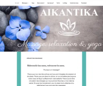 Massage-Aubagne.com(Aïkantika massage) Screenshot