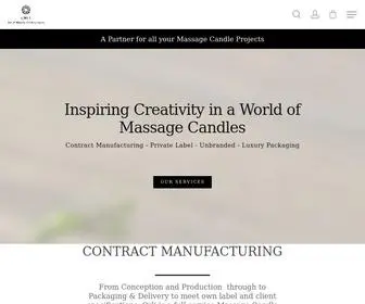 Massage-Candles.com(Massage Candle Manufacturer) Screenshot