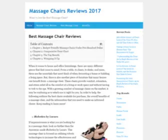 Massage-Chairs-Reviews.com(Want to buy the Best Massage Chair) Screenshot