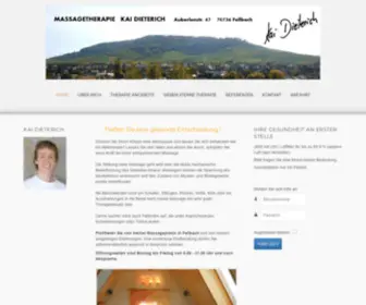 Massage-Fellbach.de(Massagetherapie Kai Dieterich Fellbach) Screenshot