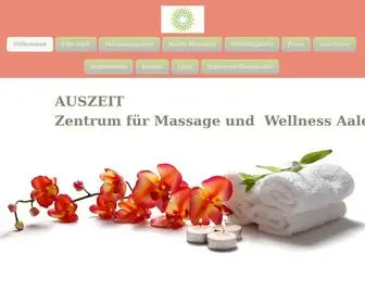 Massage-IN-AAlen.de(Fußreflexzonenmassage) Screenshot