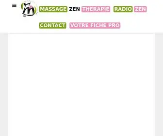 Massage-Zen-Therapie.com(Visionner et lire des centaines de vidéos et articles sur le massage et techniques de bien) Screenshot