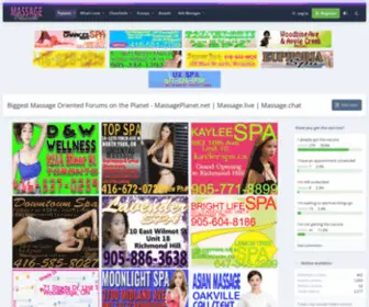 Massage.live(Biggest Massage Oriented Forums on the Planet) Screenshot