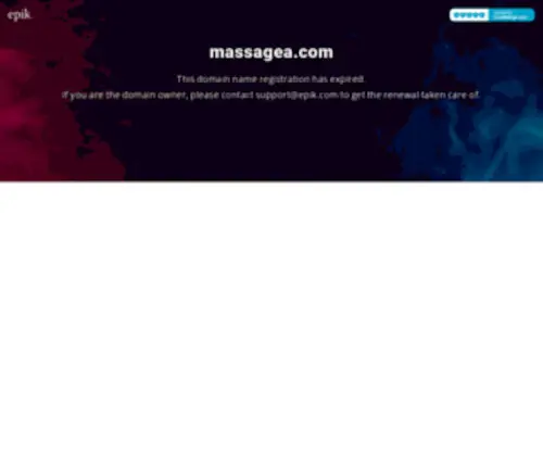 Massagea.com(Contact with domain owner) Screenshot