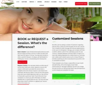 Massageandwellness.com(Massage and Wellness Spa) Screenshot