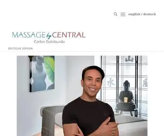 Massagebycentral.ch(Deutsche version) Screenshot