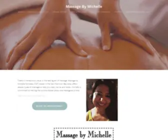 Massagebymichelleg.com(Massage By Michelle) Screenshot