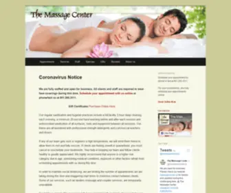 Massagecenter.us(The Massage Center) Screenshot