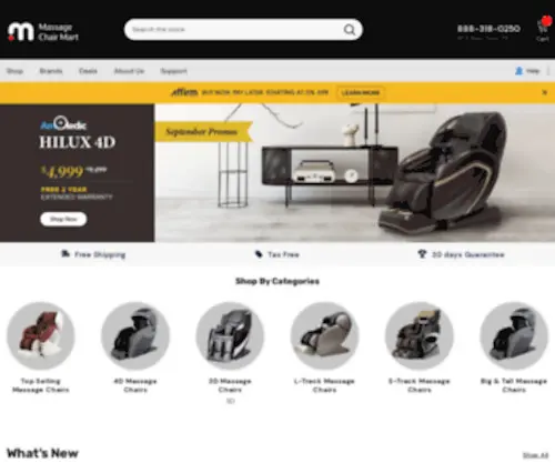 Massagechairmart.com(Massagechairmart) Screenshot