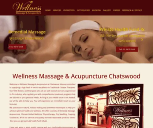 Massagechatswood.com.au(Wellness Massage & Acupuncture at Chatswood. ... Address) Screenshot